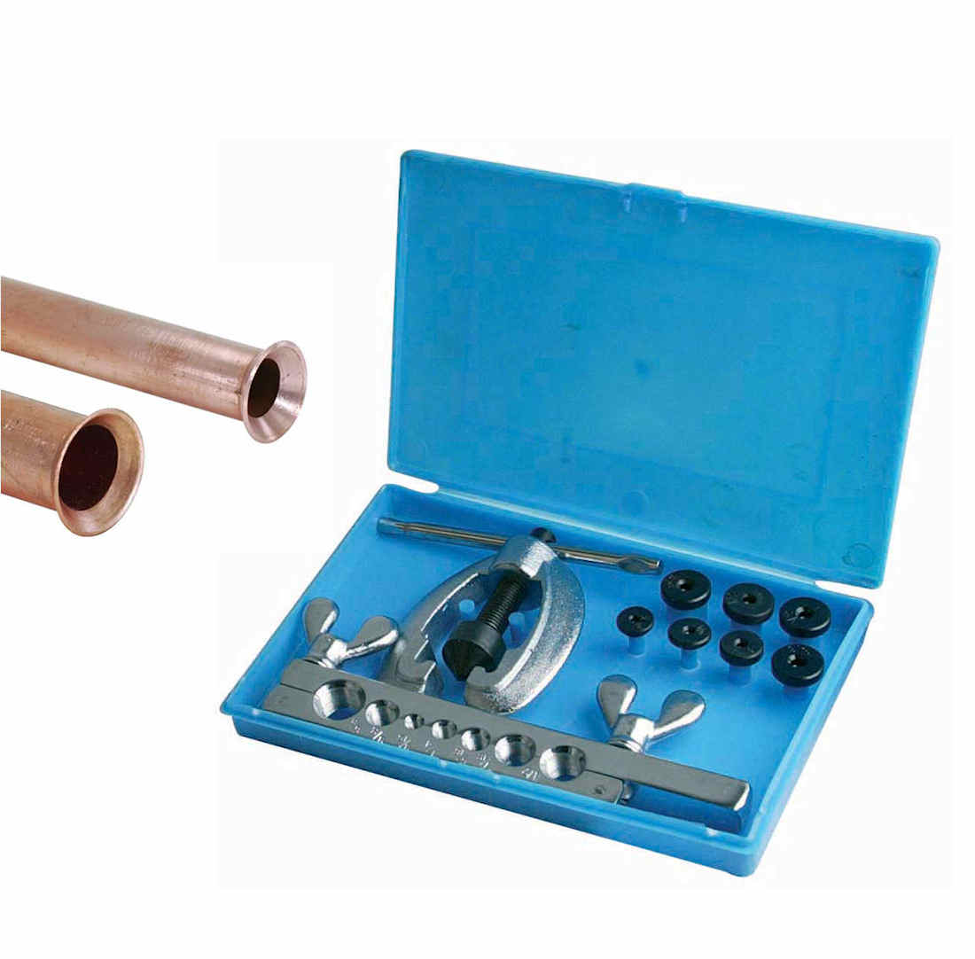 Kit d'évasement de tuyau 10pc Kit d'outils d'évasement de réparation de  Tube de carburant de frein avec coupe-MEY - Cdiscount Bricolage