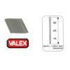 Blister 1000 Clous Valex - 18Ga - pour agrafeuse cloueuse cloueur pneumatique