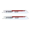Tivoly Lame scie sabre pour Metaux Tôle Métal Coupe Fine - Lot de 2