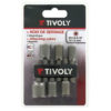 Tivoly Embout douilles noix de serrage magnétique - lot de 6