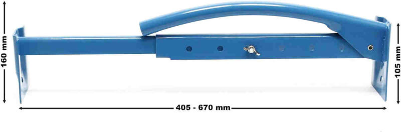 Pince De Transport Pour Dalles – Capacité 350 Kg (771 Lb), Réglable épaisseur 0-40 Mm | En Aluminium, Poignées Caoutchouc | Pour Granit, Verre, Béton, Pierre