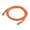 Tuyau à gaz 2M à raccords 3/8" à filetage femelle à gauche - Silverline 633926