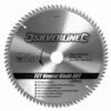 Lame scie circulaire 250 x 30 TCT 80 dents + bague 16 - 20 - 25 mm - Silverline 244964
