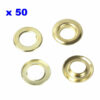 Lot de 50 Oeillets pour Bache - ø 12mm x 25mm