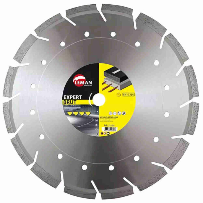 Scie à Béton Thermique 65cc Avec Disque Diamant 350mm - Coupe Jusqu'à 125mm De Profondeur - Pour Béton, Asphalte, Pierre - Puissante Et Anti-Vibrations