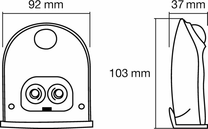 LEDVANCE Éclairage de porte Applique LED détecteur de mouvement capteur nuit – Image 2