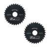 Lot de 2 Lames Coupe Bois Z30 pour Mini Scie PRKIT7TSM